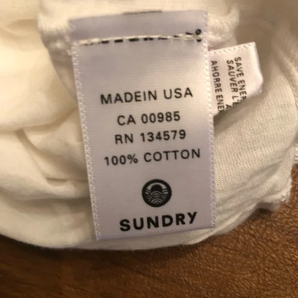Sundry All Cotton Tee Shirt - Picture 8 of 9